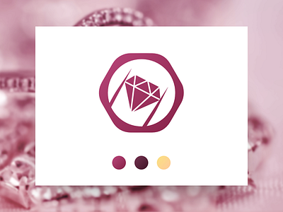 Book My Diamond | Logomark branding diamond elite logo luxury