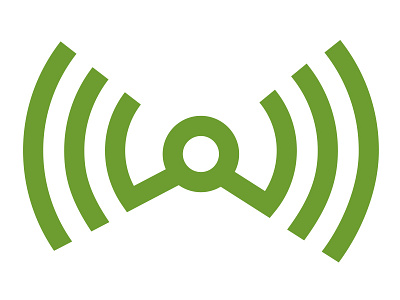 Way Fm Logo person radio waves worship