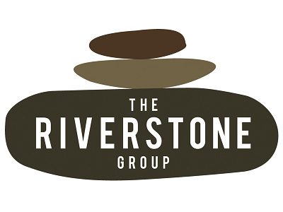 The Riverstone Group Logo corporate river rock
