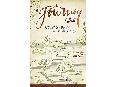 The Journey Bible bible hand lettering illustration pathway