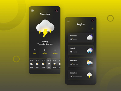 Weather App UI 3dicon colorful design dribbble best shot flat graphicdesign illustration interface typography ui ux weather web