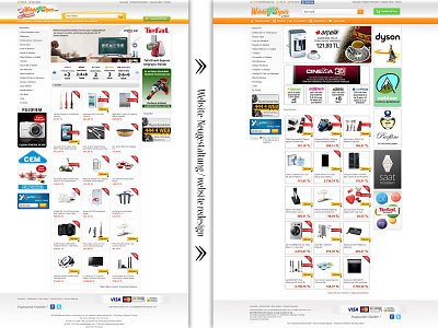 website redesign / Website-Neugestaltung e commerce neugestaltung redesign website