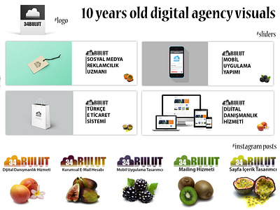 10 year's old digital agency visuals 10 years old agency digital instagram slider visual