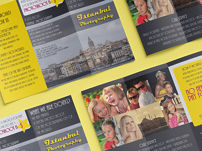 Fotografen-Flyer-Broschüre / photographer flyer brochure