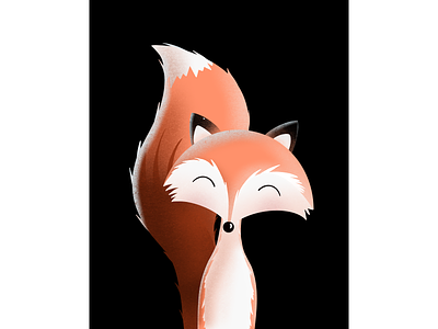 Fox illustration design fox graphic design illustration