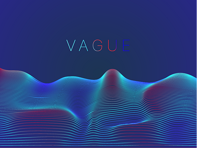 VAGUE graphic design illustration vague