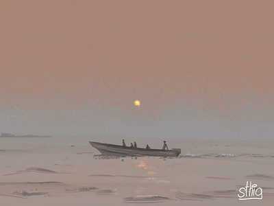 Muted boat