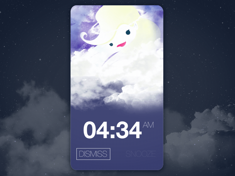 Gentle Alarm Clock App by Scott M Thigpen on Dribbble
