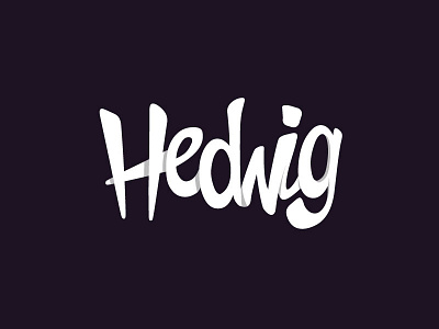 Hedwig Logo hedwig kern kerning logo owl type typesetting