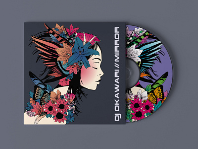 DJ OKAWARI - MIRROR / Illustration