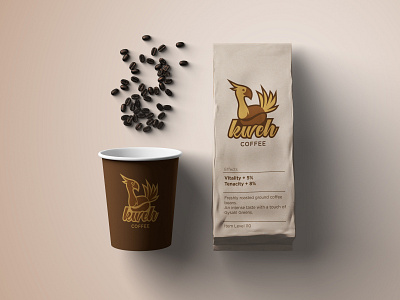 KWEH / Coffee Packaging brand identity chocobo coffee coffee packaging final fantasy illustrator kweh logo logo design photoshop square enix video game