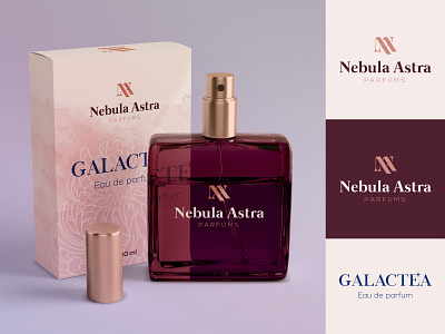 NEBULA ASTRA / Perfume Packaging branding design fragrance graphic design illustrator logo perfume perfume packaging photoshop