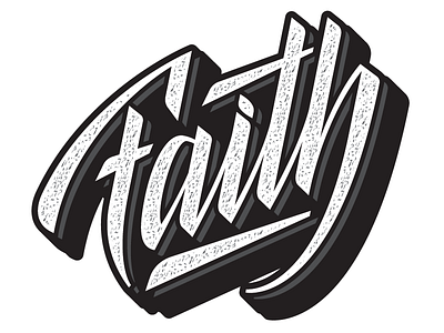 Faith Tattoo Shop brand lettering logo pellizo peyi