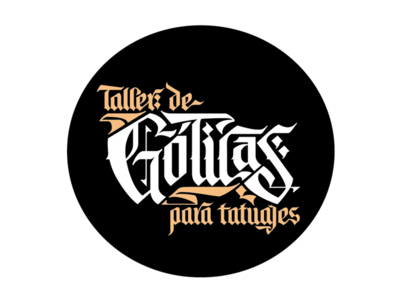 Taller de Góticas brand calligraphy gothic logo workshop