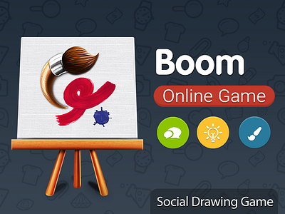Boom ( Online Mobile Game ) android drawing game guess ios mobile online paint realtime