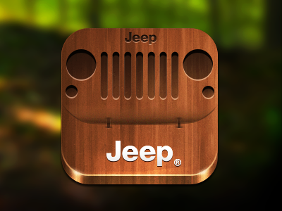 Jeep iOS icon app cpncept icon ios iphone jeep