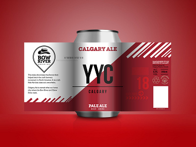 Craft beer label design - Pale Ale beer beer can brand identity branding brewery calgary canada design label packaging pale ale typography vector yyc