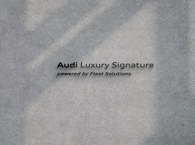 Visual Identity - Audi Luxury Signature audi branding car carro design grafico illustration logotipo luxury marca vector