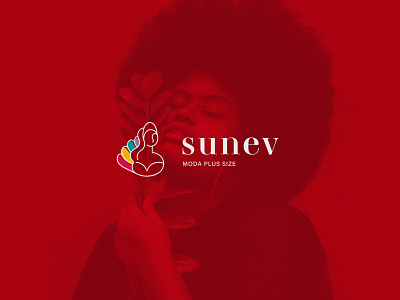 Visual Identity - sunev branding and identity criação feminina graphic design logo moda mulher ousado plus size símbolo type venus