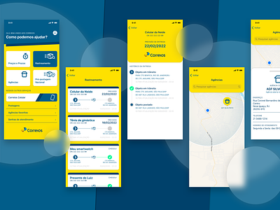 UI Redesign Correios App app design ui ux