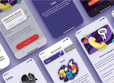 Kosmos App UI Design app branding design illustration ui ux