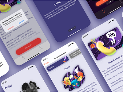 Kosmos App UI Design app branding design illustration ui ux