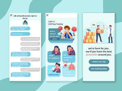 #dailyui - corona relief app mockup app design flat illustration minimal ui uidesign ux uxdesign web design