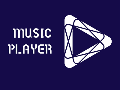 music player logo design