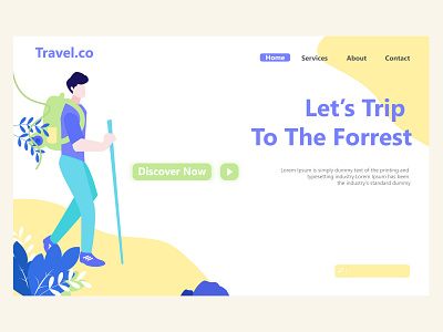 travel landingpage