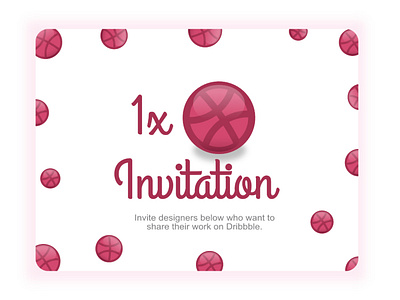 dribbble invitation