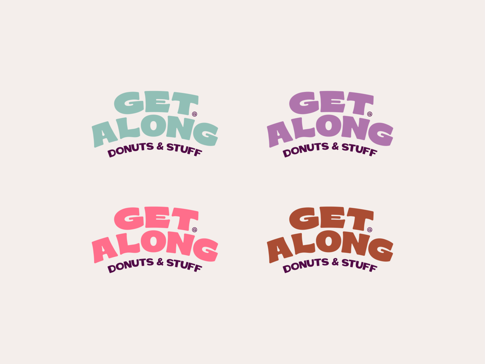 Get Along Wordmark by The Late Knight on Dribbble