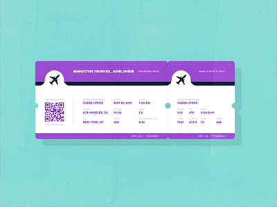 Boarding Pass business client customer support flat flight booking fly illustration laptop office people planning popular purple search service travel travel app traveling vector