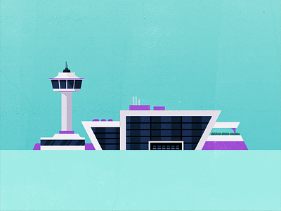 Airport airport business client customer support flat flight booking fly illustration laptop office people planning popular purple search service travel travel app traveling vector