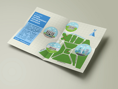 MAP FOR KEMENSETNEG design illustration map