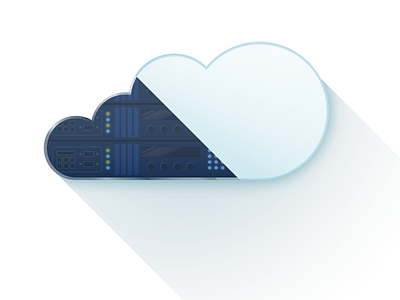 Hybrid Hosting cloud hybrid hosting icon server