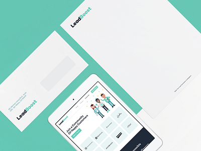 Leadboost / Brand Identity / Full Project On Behance