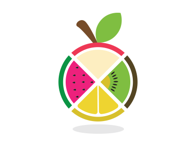 Fruit Icon fruit graphic design icon illustration illustrator pen tool simple