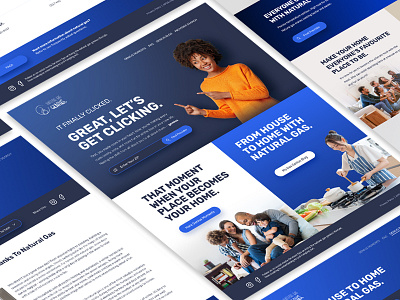 Landing Page Design - Natural Gas