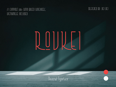 ROVKEI Typeface