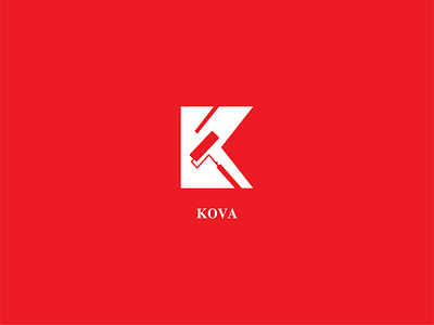 Redesign - Kova branding design flat graphic design logo typo vector