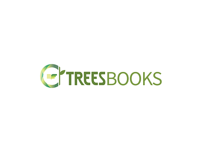 TREES BOOKS book branding design flat graphic design logo vector