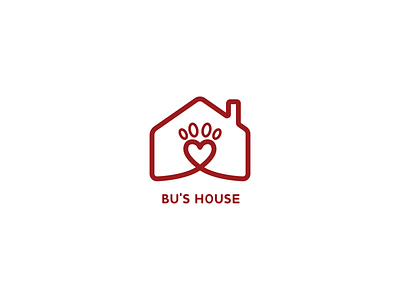 Bu's House branding design flat graphic design logo vector