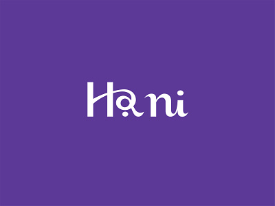 Hạ ni branding design flat graphic design logo typo vector