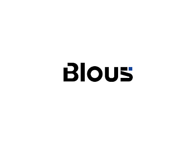 Blous branding design flat graphic design logo typo vector