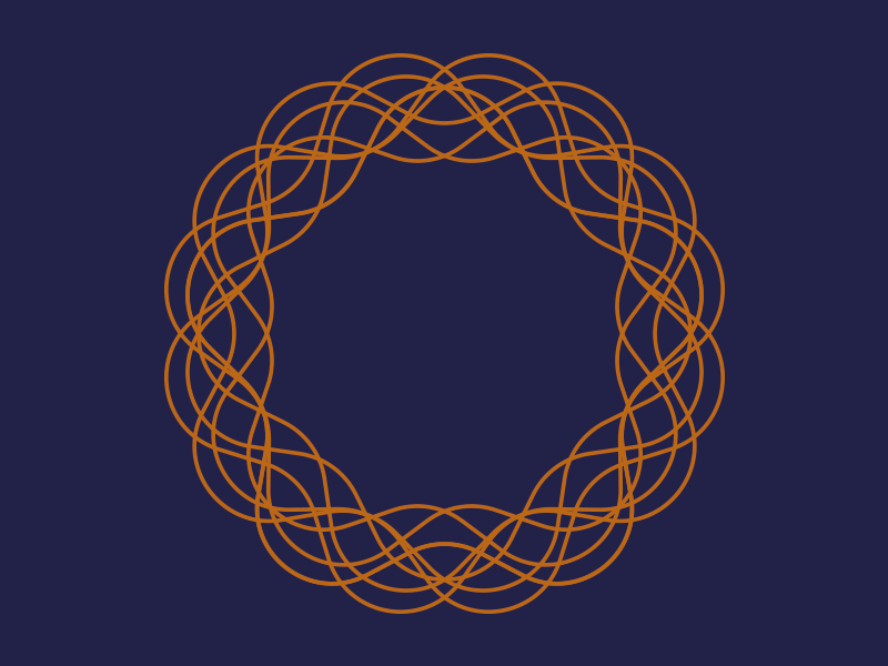 Orbital Forms illustration pattern