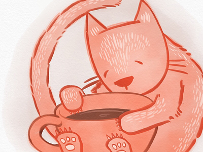 Coffee cat