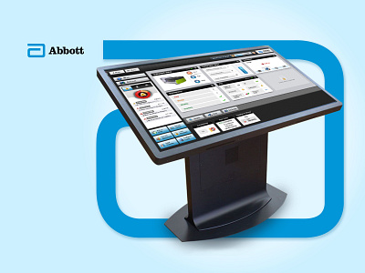 Abbott Kiosk branding design illustration kiosk user experience user interface
