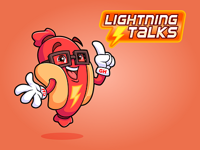 Sausage Mascot for Lightning Talks