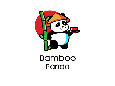 Bamboo Panda design graphic design icon illustration logo minimal