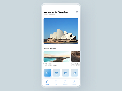 Travel app ui app design gredient illustrator minimal technology ui ui design ux